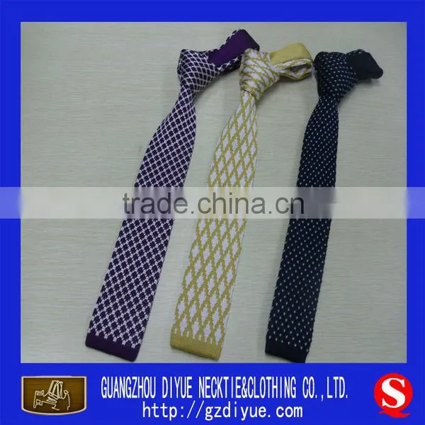 2013 Latest Silk Knitted Tie From Guangzhou