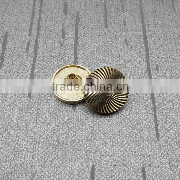 Special Design Logo At Back Gold Metal Jeans Button photo-2