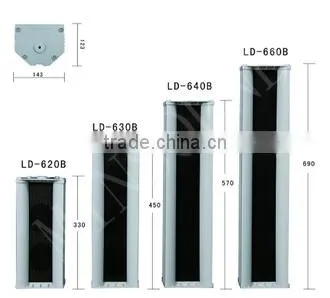 LD-6B 20W-60W Outdoor Waterproof Column PA Speaker 2016 Fashion Designed photo-2