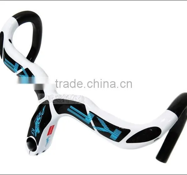 2016 Mountain Bikes Carbon Handlebar Mtb Road Bike Accessories Bicycle Parts Grips With Stem Kaifeng Brands BH2333