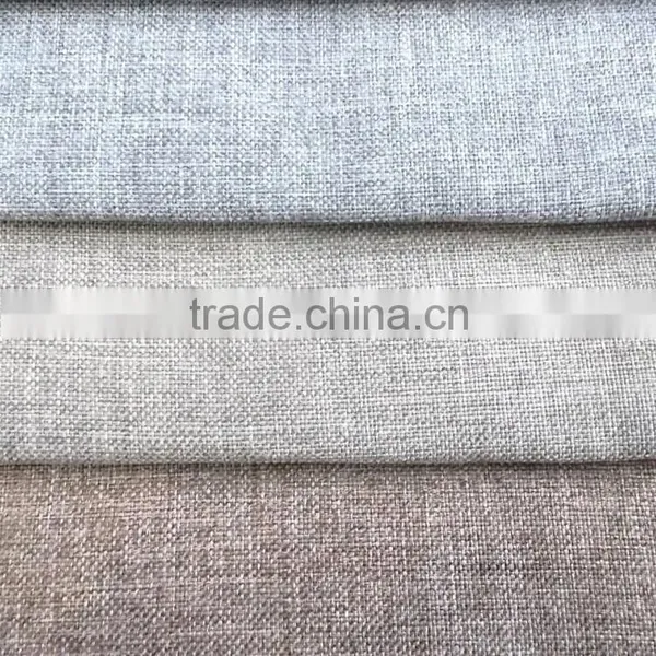 Faux Linen With Pongee Backing for Upholstery photo-3