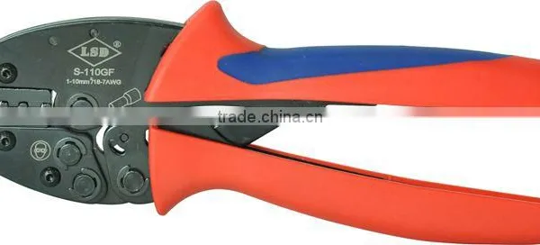 Hand Crimping Tools S-110GF for Crimp 1-10mm2 Wire-end Ferrules Ratchet Compression Crimping Tool photo-2