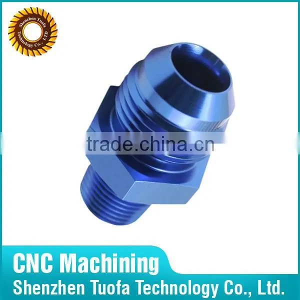 Custom Precision CNC Machined Aluminum Tube Connectors photo-5