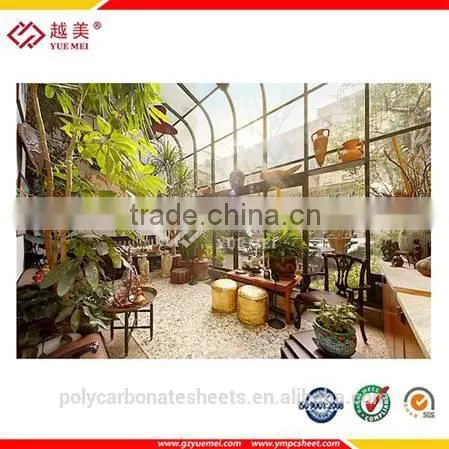 Roof Garden Greenhouse Sunlight Shade Roof Roofing Top Dome Polycarbonate Sheed PC Sheet