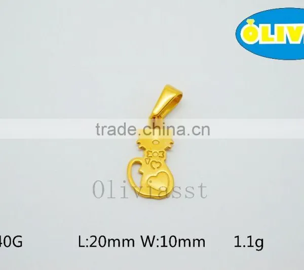 Olivia 2016 New Year Gift Present Fashion Modern 304 Stainless Steel Lucky Star Capricorn Small Size Owl Pendant photo-2