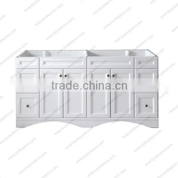72" Luxury Double Sink Espresso Bathroom Vanity photo-6