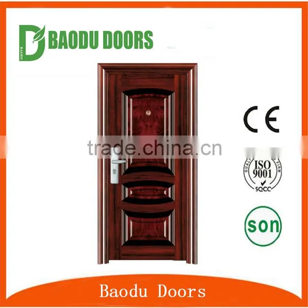 High Quality Cheap Exterior Ghana Steel Door photo-6