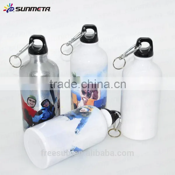White/Silver Aluminium Water Bottle for Sublimation 600ml (LH-03) photo-4