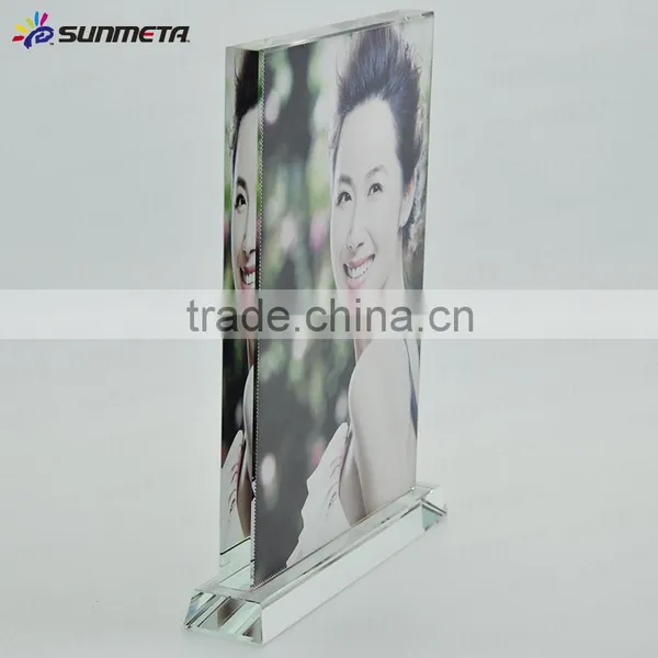 Sublimation Blanks Glass Photo Frame Crytsal photo-5