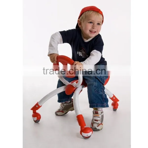 Children's Smiling Face Four-wheel Balanced Walkers photo-6