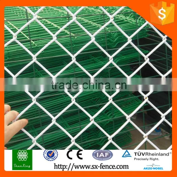 100% New Hdpe Plastic Net Chain Link Fence, Woven Galvanized Link Fence photo-6