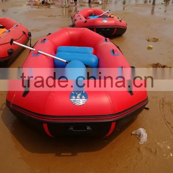 3persons Whitewater Rafting Boat With Inflatable Floor for Drifting, Rescue and Fishing Use photo-2