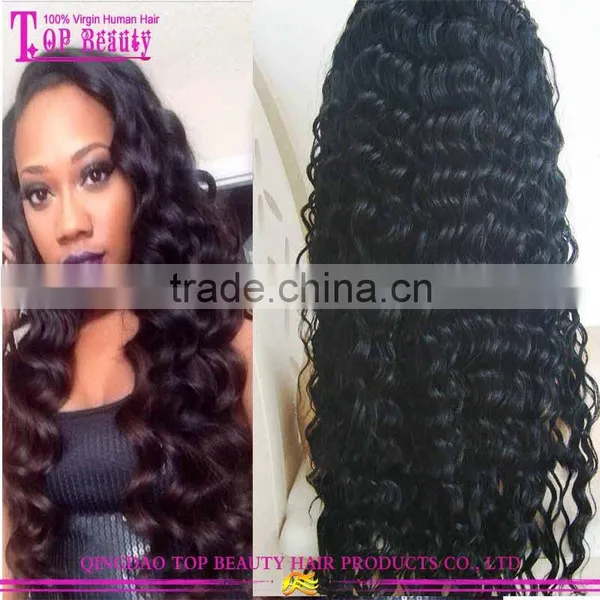 2016 Top Selling Perfect Charming Best Sale 26Inch Malaysian Lace Front Wigs photo-3