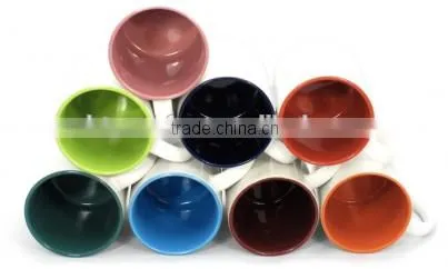 2015 High Quality Sublimation White Plain 11oz Ceramic Inner Color Mug photo-2