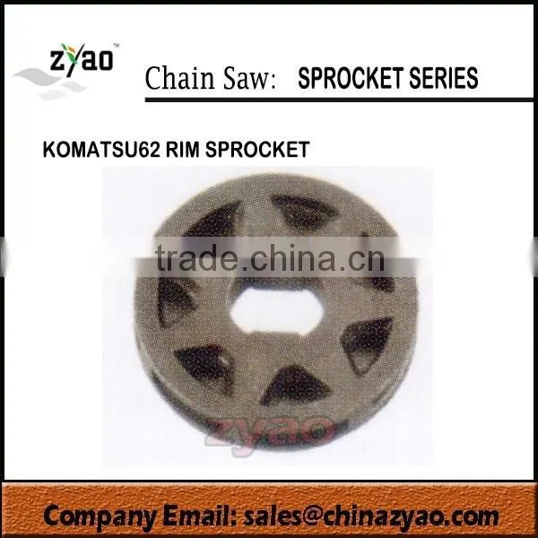 KOMATSU62 Chainsaw Rim Sprocket, Rim Sporcket ForKOMATSU62 Chain Saw,spare Parts for KOMATSU62 Gasoline Chain Saw