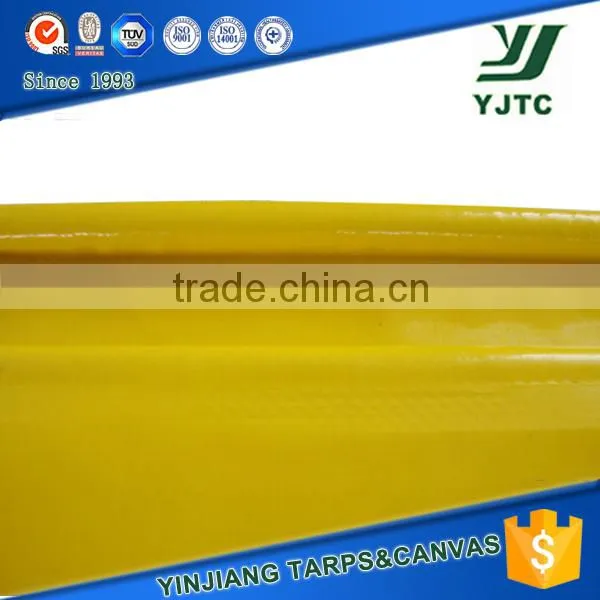 Yellow PVC Coated Tarpaulin Cover photo-3