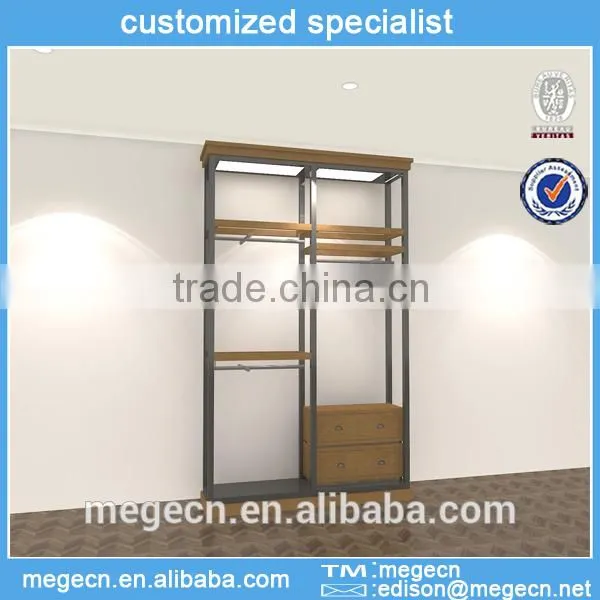 Slatwall Wooden Showcase Display Cabinet photo-3