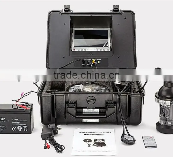 CCTV Underwater 7"LCD Screen 1/3 SONY EFFIO 420 TVL Camera With DVR and 20m Cable Rotate at 360 Degree photo-6