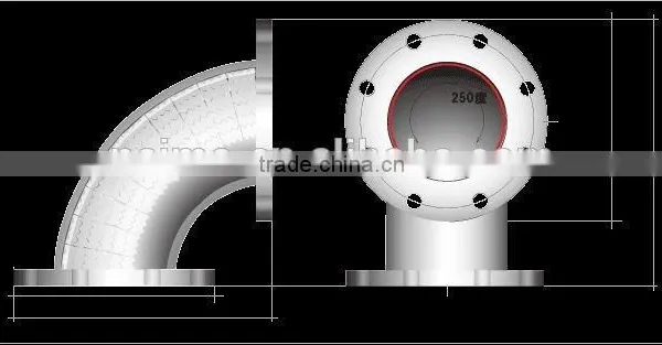Alumina Ceramic Lining Seamless Steel Pipe photo-5