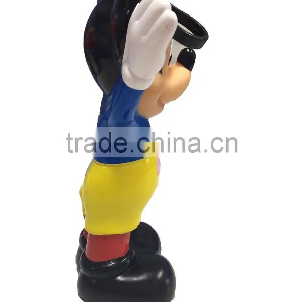 Mickey Mouse Vinyl Toy, Factory Stock Plastic Toy photo-2