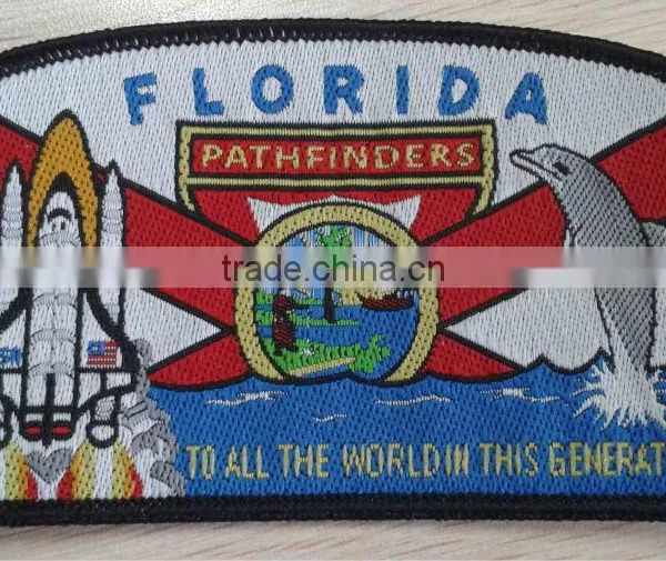 Florida Woven Patch for Garment