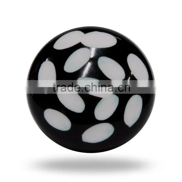 Acrylic Blue Shiny Finish Round Knobs photo-6
