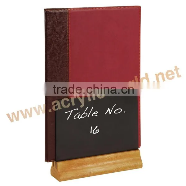 Wooden Clipboard Menu Holders/wooden Menu Holder With Chalkboard/chalkboard Menu Board photo-5