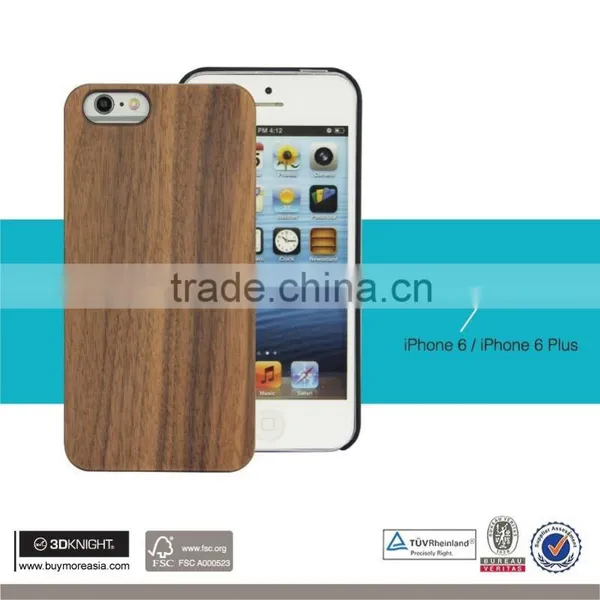 2016 HOT Selling Wholesale Wood Blank Phone Case for Iphone 6 6S,for Iphone 6 6S Plus Bamboo Wooden Phone Case Cover photo-6