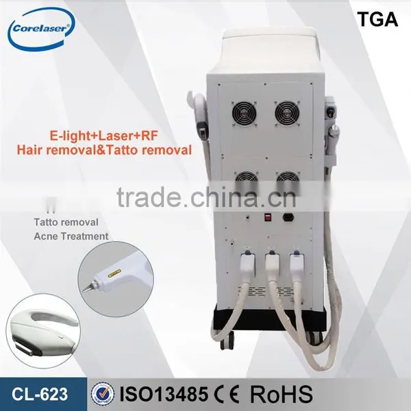 Hot Sale 3 in 1 E Light RF Yag Laser Beauty Equipment photo-6