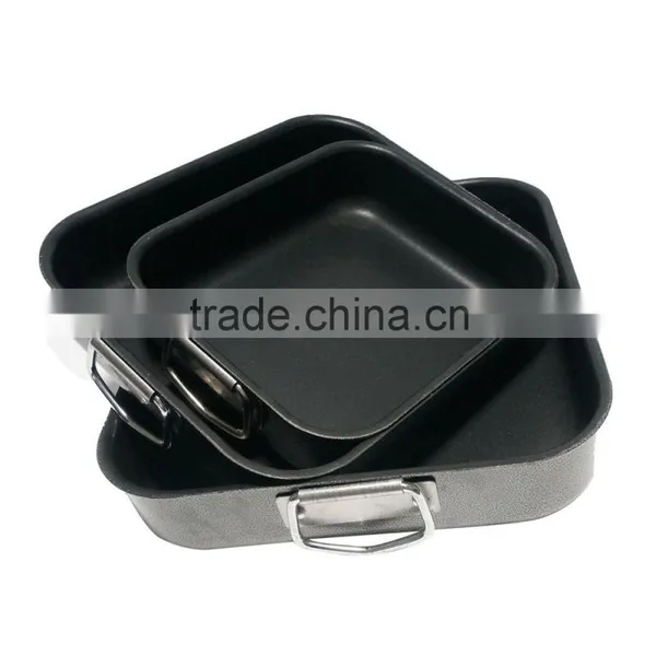 Square Cookware Bread Non Stick Brownie Baking Pan photo-3