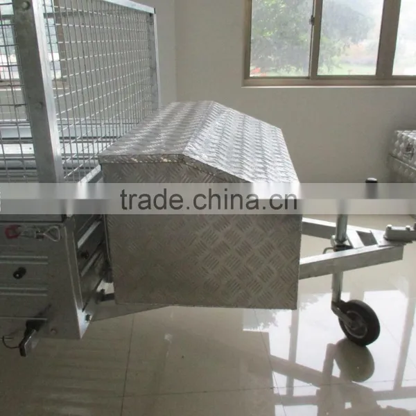 HEAVY DUTY ALUMINIUM TOOL BOX FOR TRAILER 1195X600X510mm photo-4