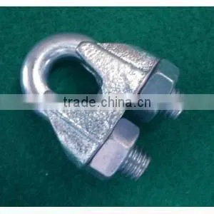 High Quality ZINC PLATED ITALIAN TYPE DROP FORGED WIRE ROPE CLIP photo-2
