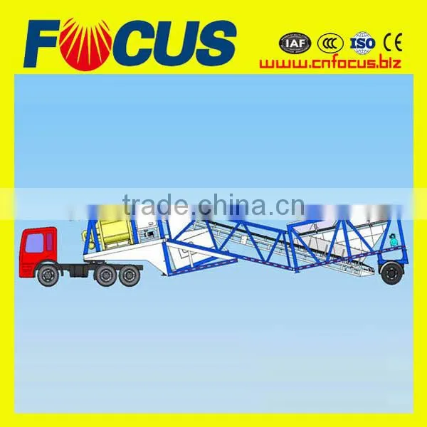 Yhzs50/60 Movable Concrete Batching Plant, Mobile Concrete Mixing Plant photo-6