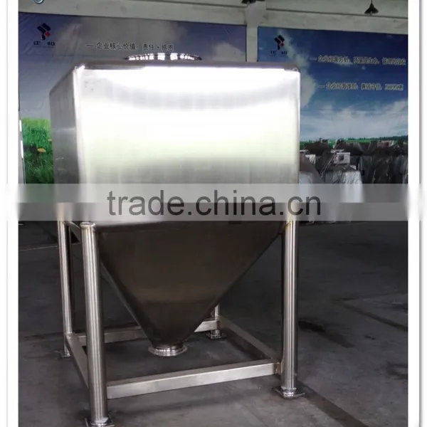 Customized High-qulity Stainless Steel SUS 304 SUS 316L Medical /Mixing Square Hopper / Turnover Hopper photo-2