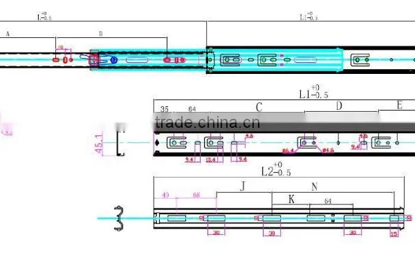 LMS Ball Bearing Drawer Slides Roll Forming Machine photo-2