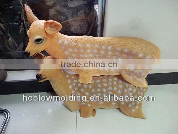 OEM Blow Molding Simulation Animal Lively Plastic Wolf Mould Design photo-3