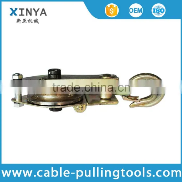 1T Single Sheave Rope Pulley Block With One Side Open Made With Steel for Hoisting photo-2