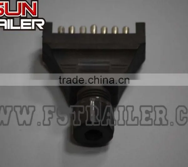 7 Pin Round Plug and 7 Pin Flat Plug for Sale photo-6