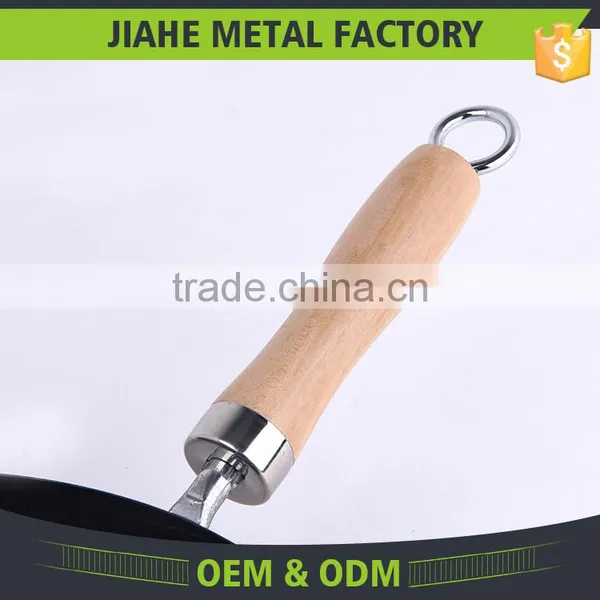 JiaHe Metal Factory Kitchen Utensils Cantonese Carbon Steel Wok photo-5