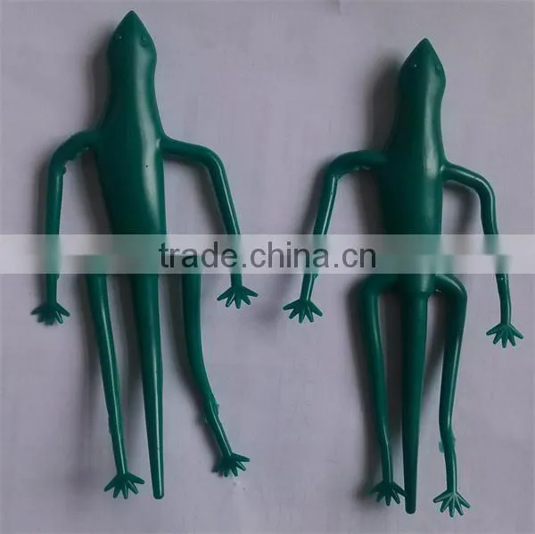Green Soft Plastic Ornament Frogs Lizard photo-3