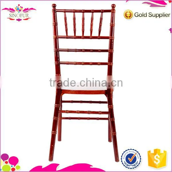 Qingdao SinoFur Classical Wholesale Solid Wood Mahogany Tiffany Chair photo-6