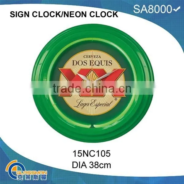 Neon Clock Neon Light Wall Clock photo-5