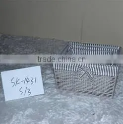 FSC Wholesale 100% Handmade Nature Bakery Wicker Bread Basket photo-6