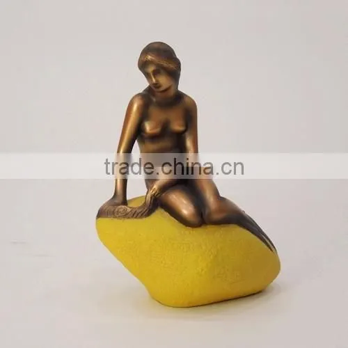 Polystone Resin Denmark the Little Mermaid Replica Model photo-2