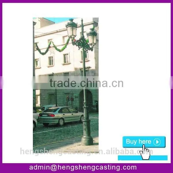 China Supplier Antique Cast Iron Park Lamp Post photo-3