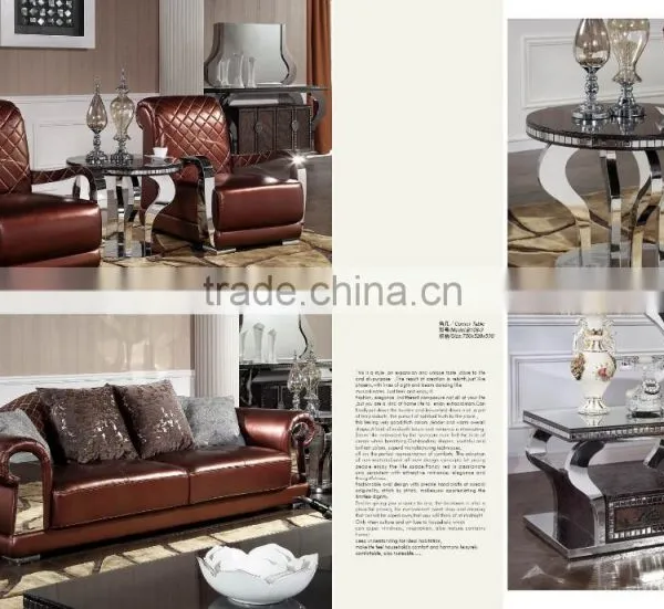 2015 Hot Sell Modern Leather Sofa Sets /best Selling Living Room Leather Sofa SF108 photo-2
