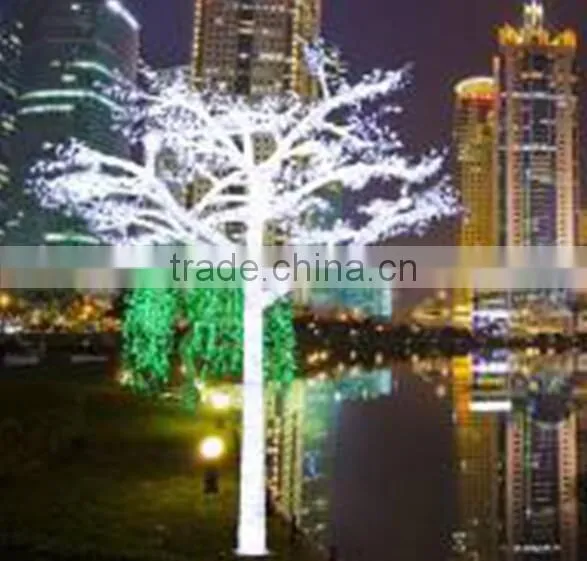 Home Garden Decorative 300cm Height Outdoor Artificial Green Flashing LED Solar Lighted up Mashroom Trees EDS06 1431 photo-2