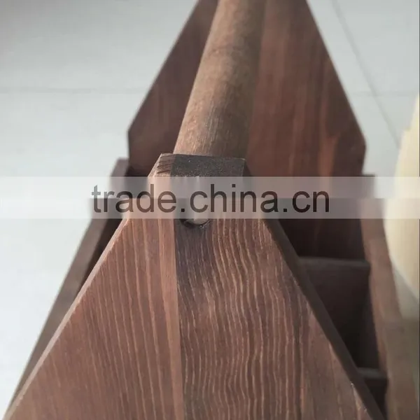 Custom Logo Printing Color Wooden Beer Carrier,Wood Bottle Carrier,Wooden Bottle Holder photo-4