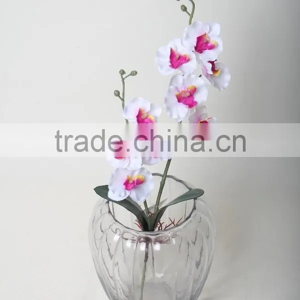 Fabric Butterfly Orchid Artificial Butterfly Orchid Flowers Landscaping Flowers photo-2