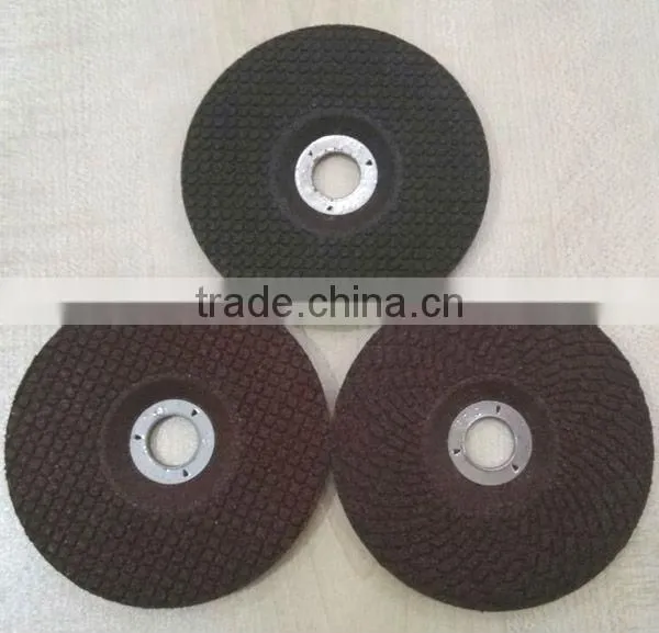 4" 100x3x16mm Deprssed Center Peak Pattern Grinding Wheel for Stainless Steel photo-4